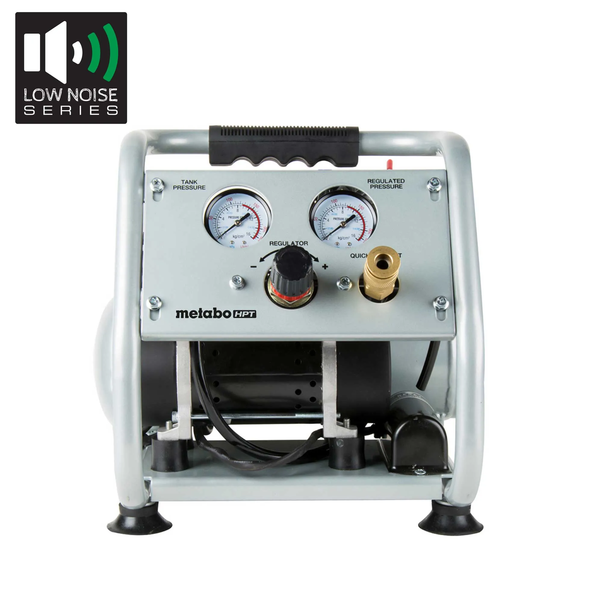 Metabo HPT EC28M Portable 1 Gallon Oil-Free Quiet Air Compressor