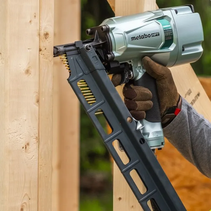 Metabo HPT KNR83A5SM 3-1/4" 21 Degree Framing Nailer w/ Impact Driver Kit