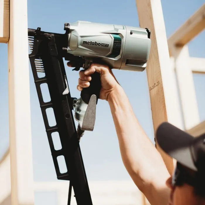 Metabo HPT KNR83A5SM 3-1/4" 21 Degree Framing Nailer w/ Impact Driver Kit