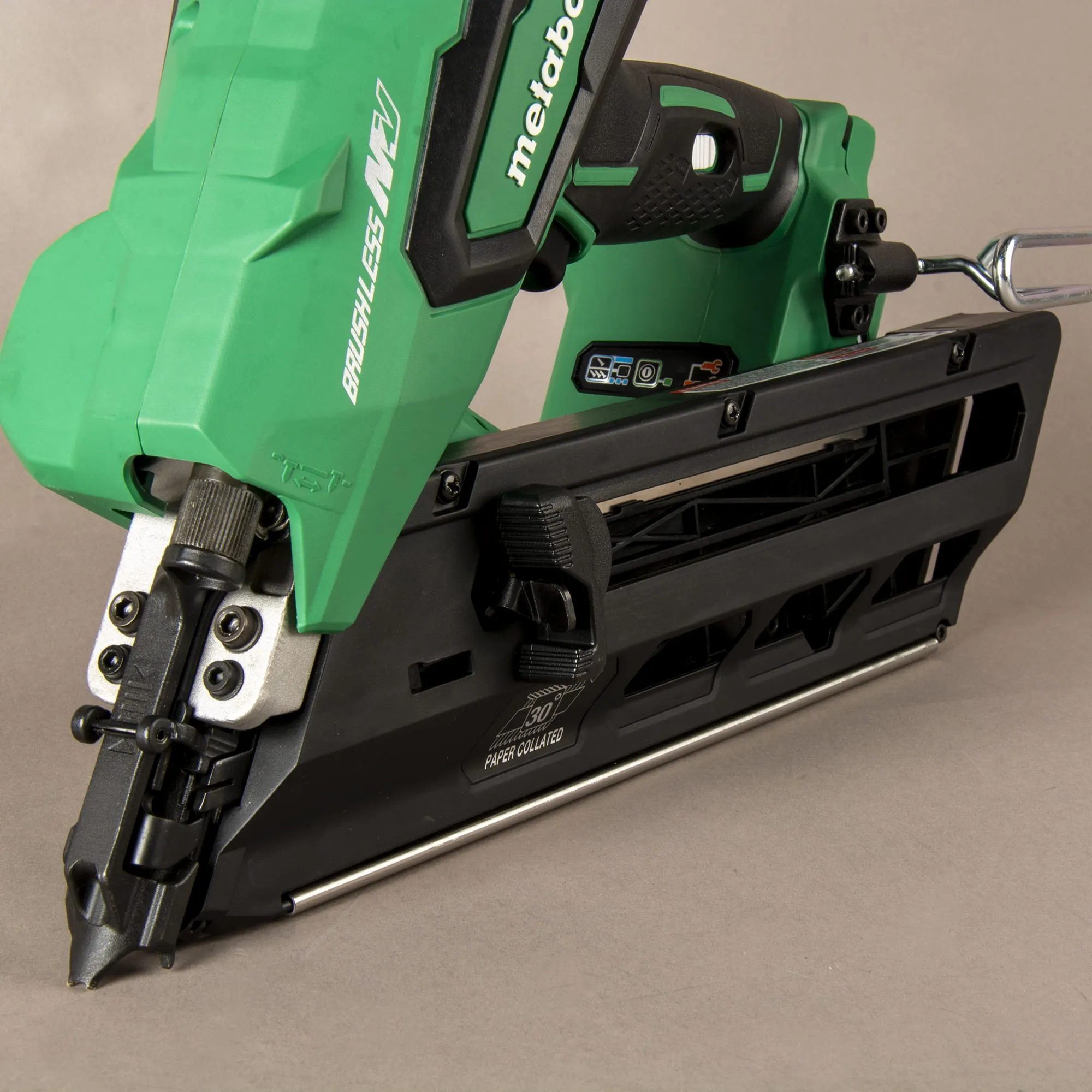 Metabo HPT NR3690DC 36V 3-1/2" Brushless Cordless Paper 30 Degree Framing Nailer