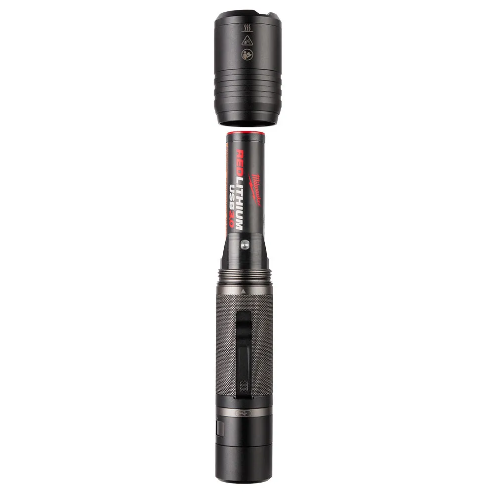 Milwaukee 2162-21 REDLITHIUM USB 2,000 Lumen Cordless Slide Focus Flashlight