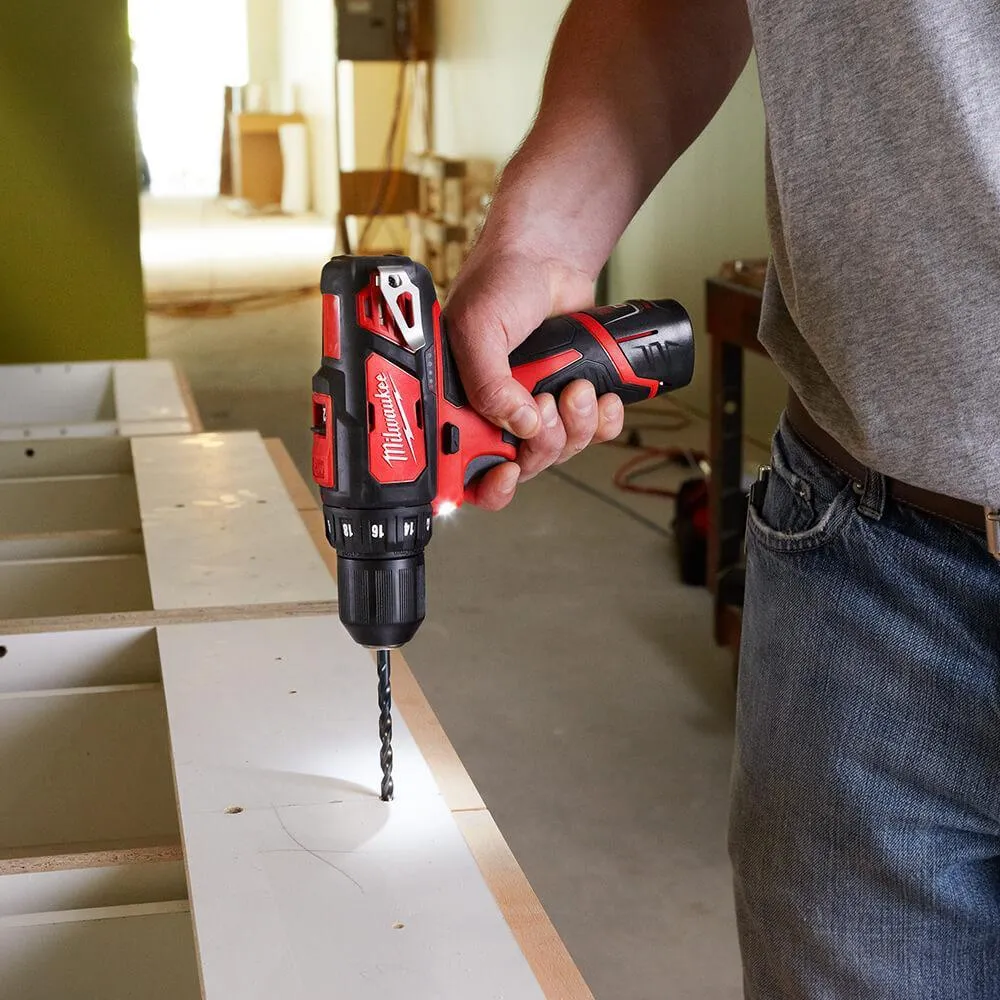 Milwaukee 2407-80 M12 FUEL 12V 3/8" Metal Chuck Drill/Driver -Bare,Reconditioned