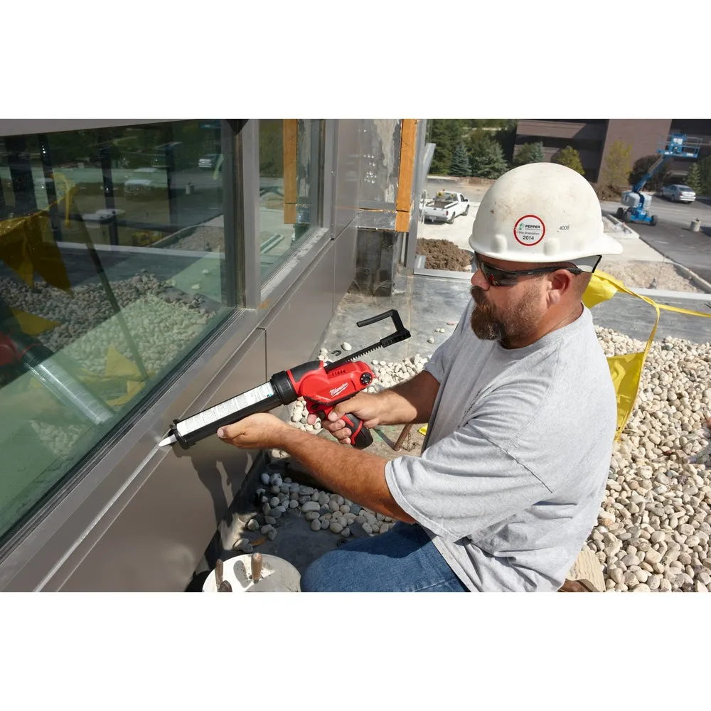 Milwaukee 2441-20 M12 12V 10-Ounce Caulk And Adhesive Gun - Bare Tool