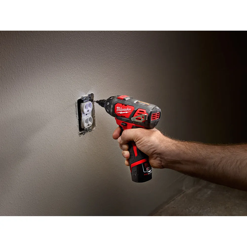 Milwaukee 2482-22 M12 12V Cordless Lithium-Ion Screwdriver Flashlight Combo Kit