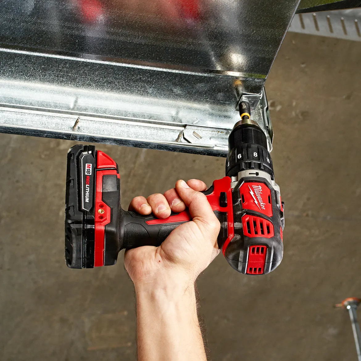 Milwaukee 2607-22CT M18 18V Compact 1/2" Hammer Drill/Driver w/ Batteries