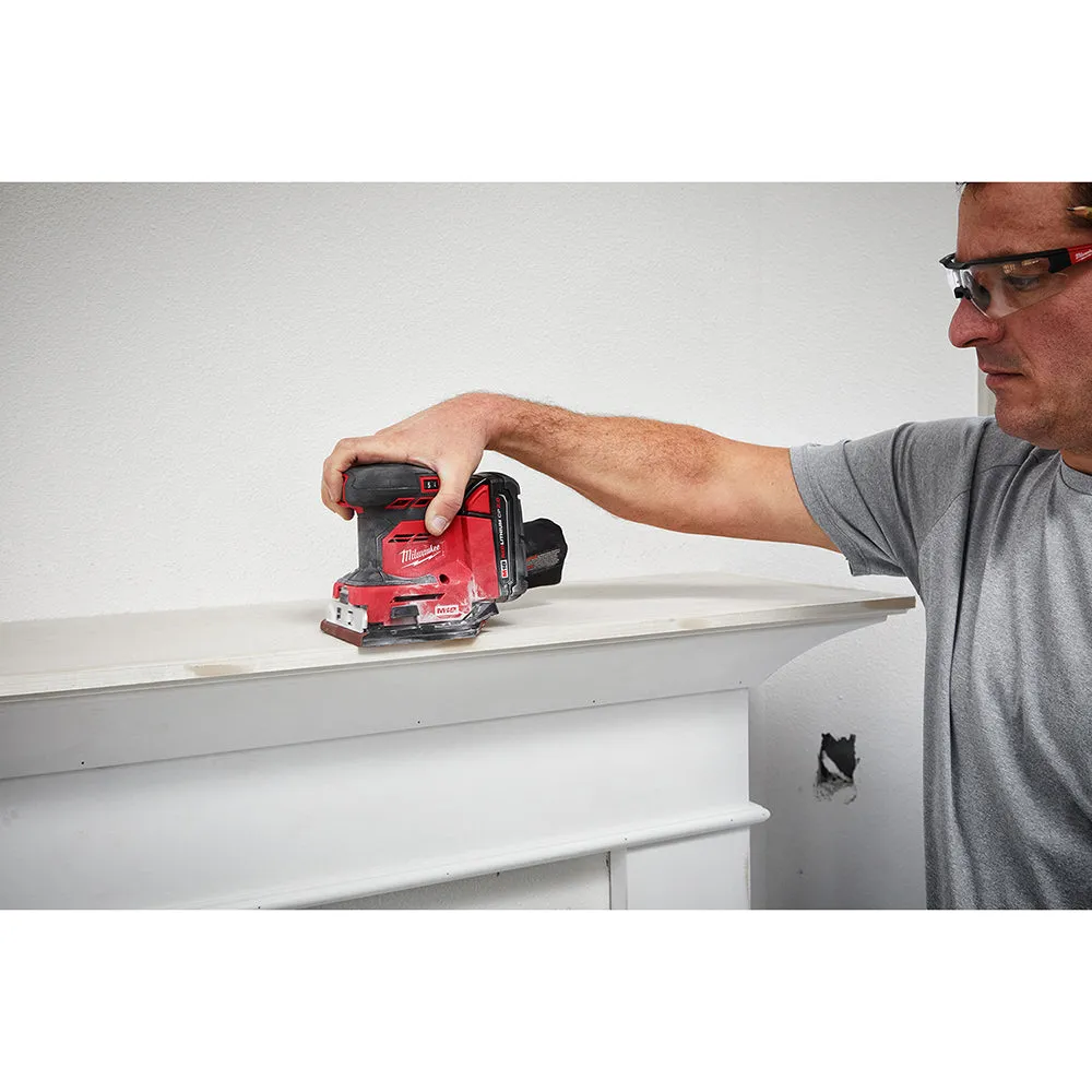 Milwaukee 2649-80 M18 18V 1/4" Cordless Orbital Sheet Sander - Bare Tool