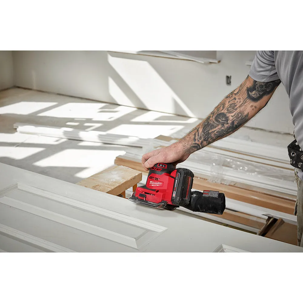 Milwaukee 2649-80 M18 18V 1/4" Cordless Orbital Sheet Sander - Bare Tool