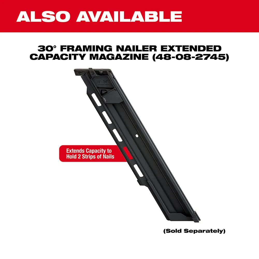 Milwaukee 2745-80 M18 FUEL 18V 30 Degree Framing Nailer - Reconditioned