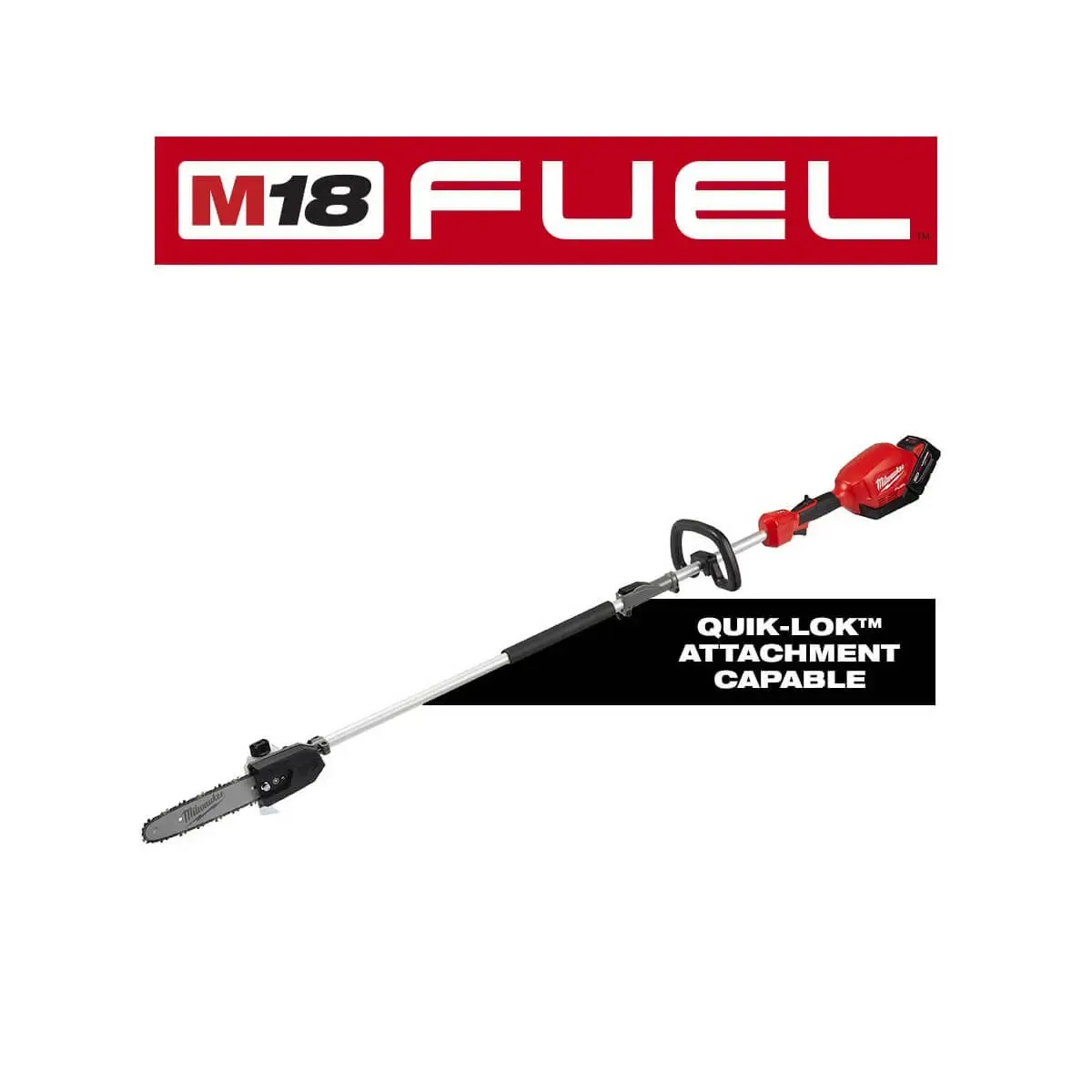 Milwaukee 2825-21PS - M18 FUEL™ 10" Pole Saw Kit w/ QUIK-LOK™