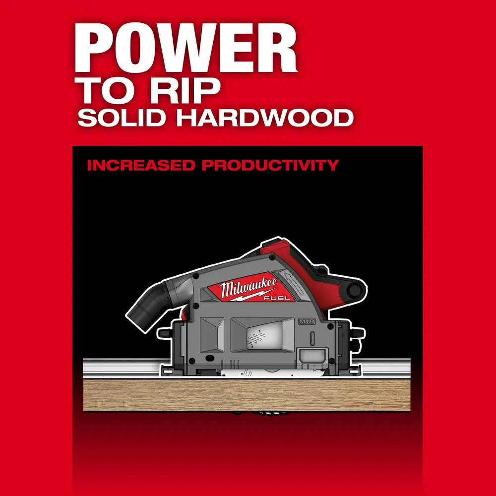Milwaukee 2831-21TB M18 FUEL 18V Track Saw Kit w/ 55" Track Saw Guide and Blade