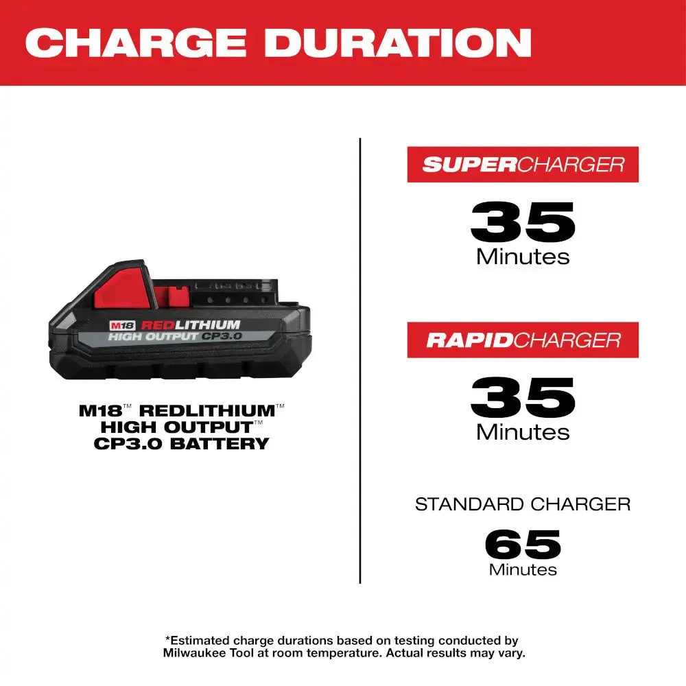 Milwaukee 48-11-1837 - M18™ REDLITHIUM™ HIGH OUTPUT™ CP3.0 Battery 2 Pack