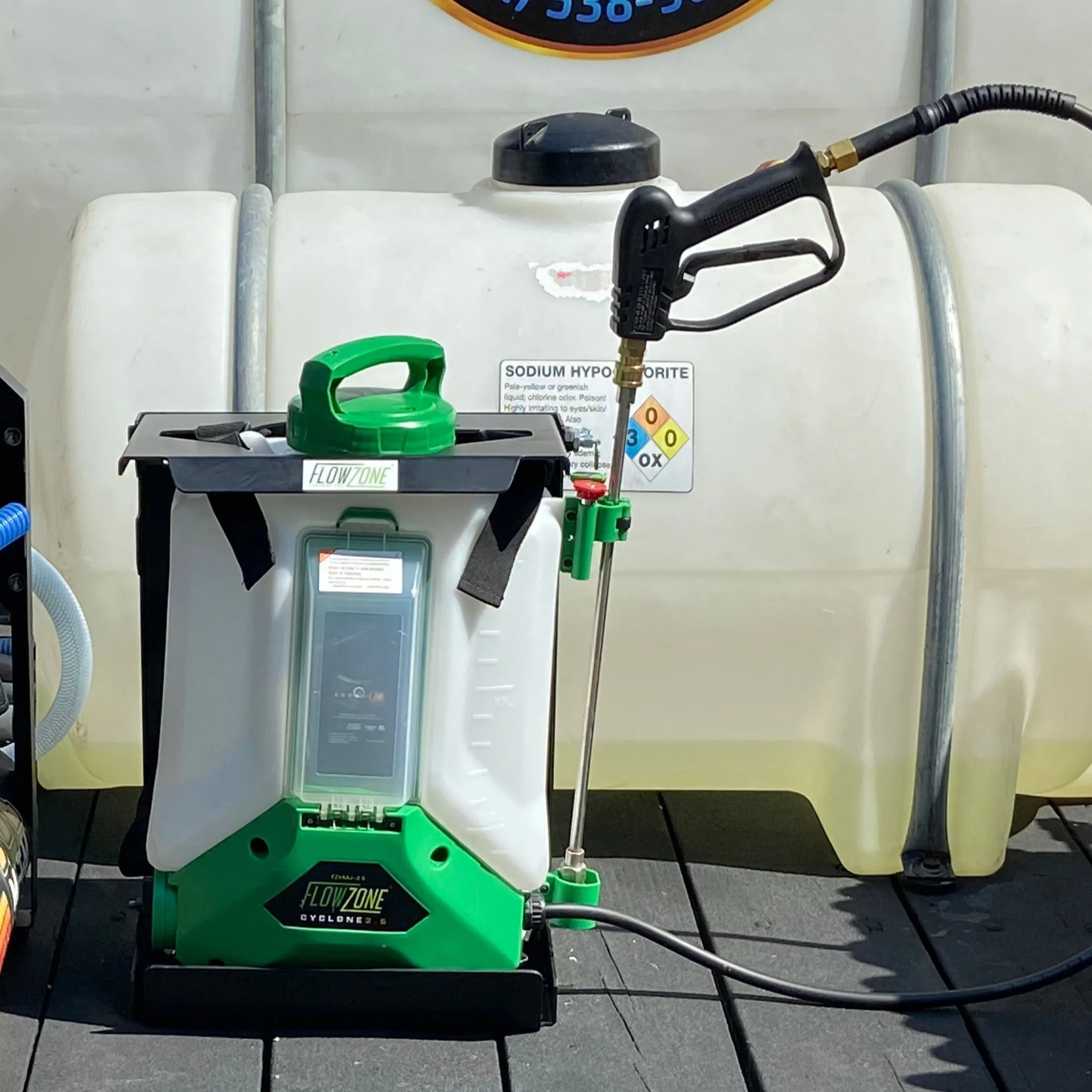 Mounted Sprayer Rack