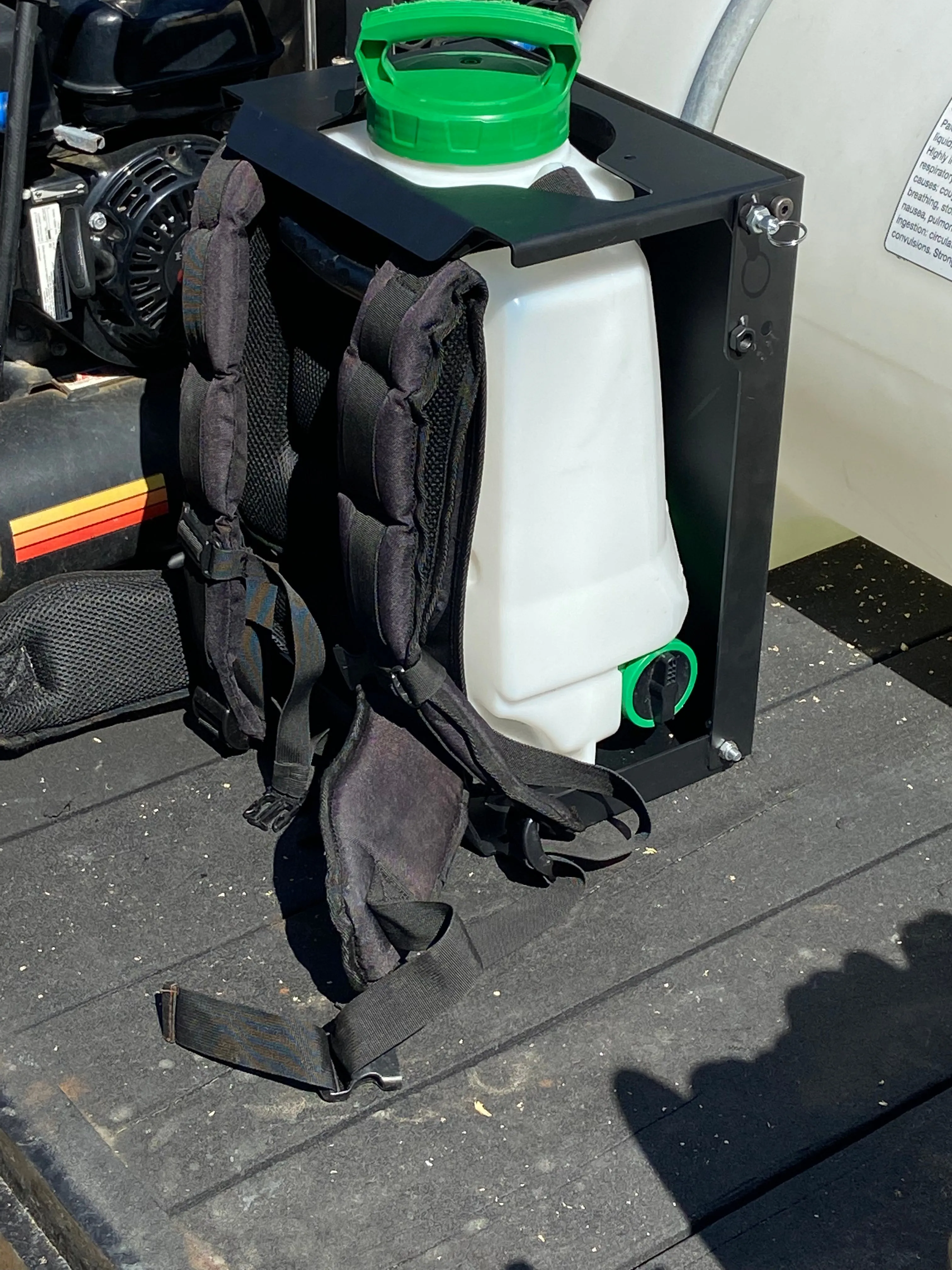 Mounted Sprayer Rack