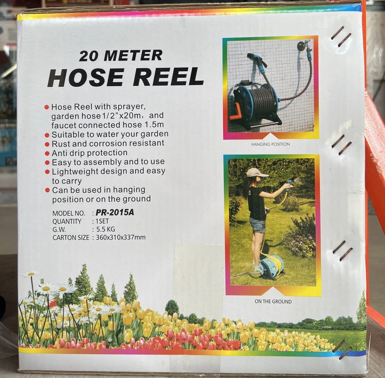 Orex 1/2" Garden Hose Reel Set 20m | Model : GHR-PR2015A