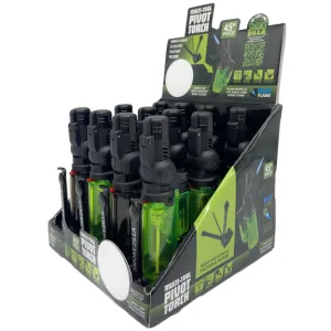 Pivot Flip Torch Lighter with Tools - 12 Pieces Per Retail Ready Display 23171