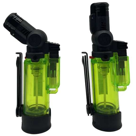 Pivot Flip Torch Lighter with Tools - 12 Pieces Per Retail Ready Display 23171