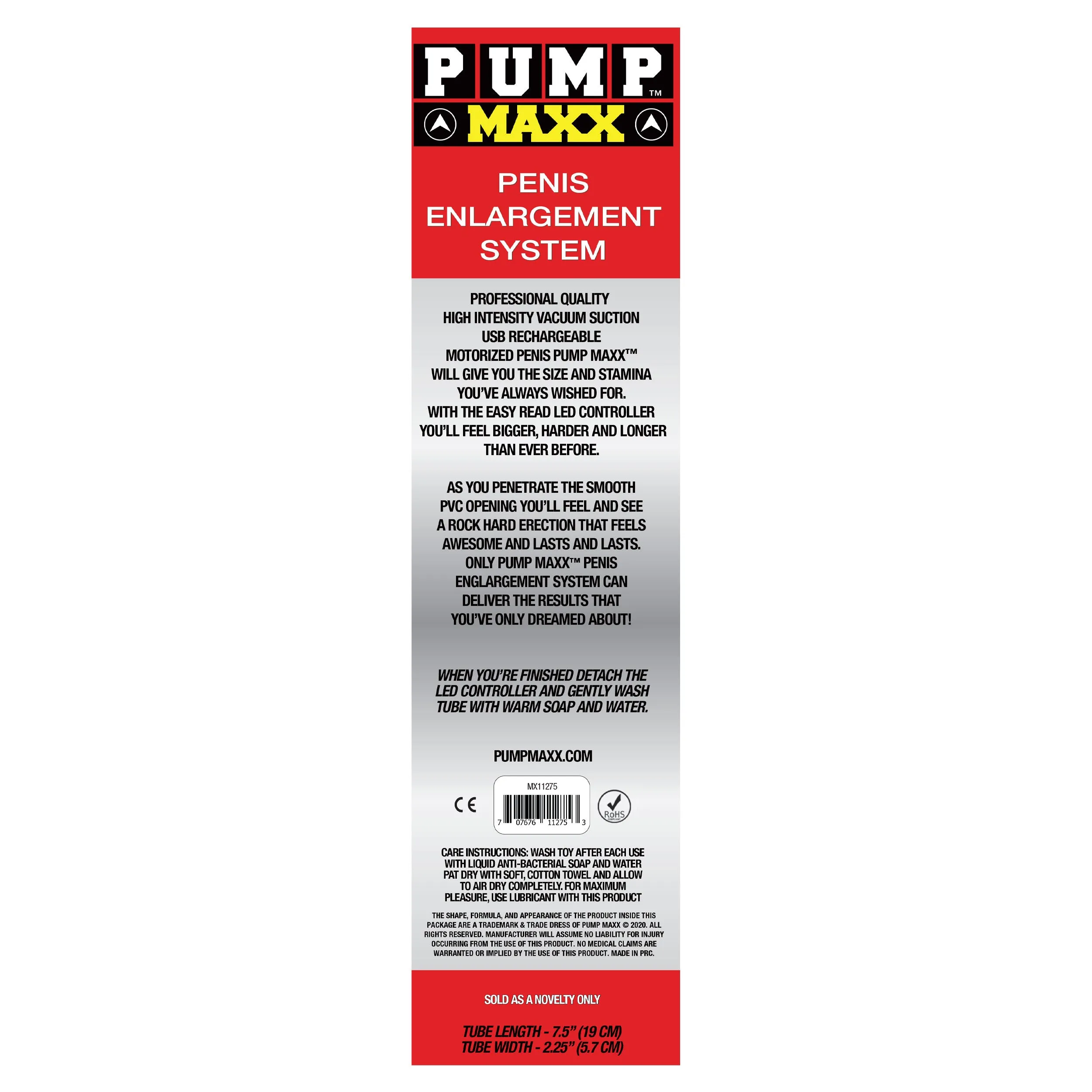 Pump Maxx Rechargeable Gauge Penis Pump
