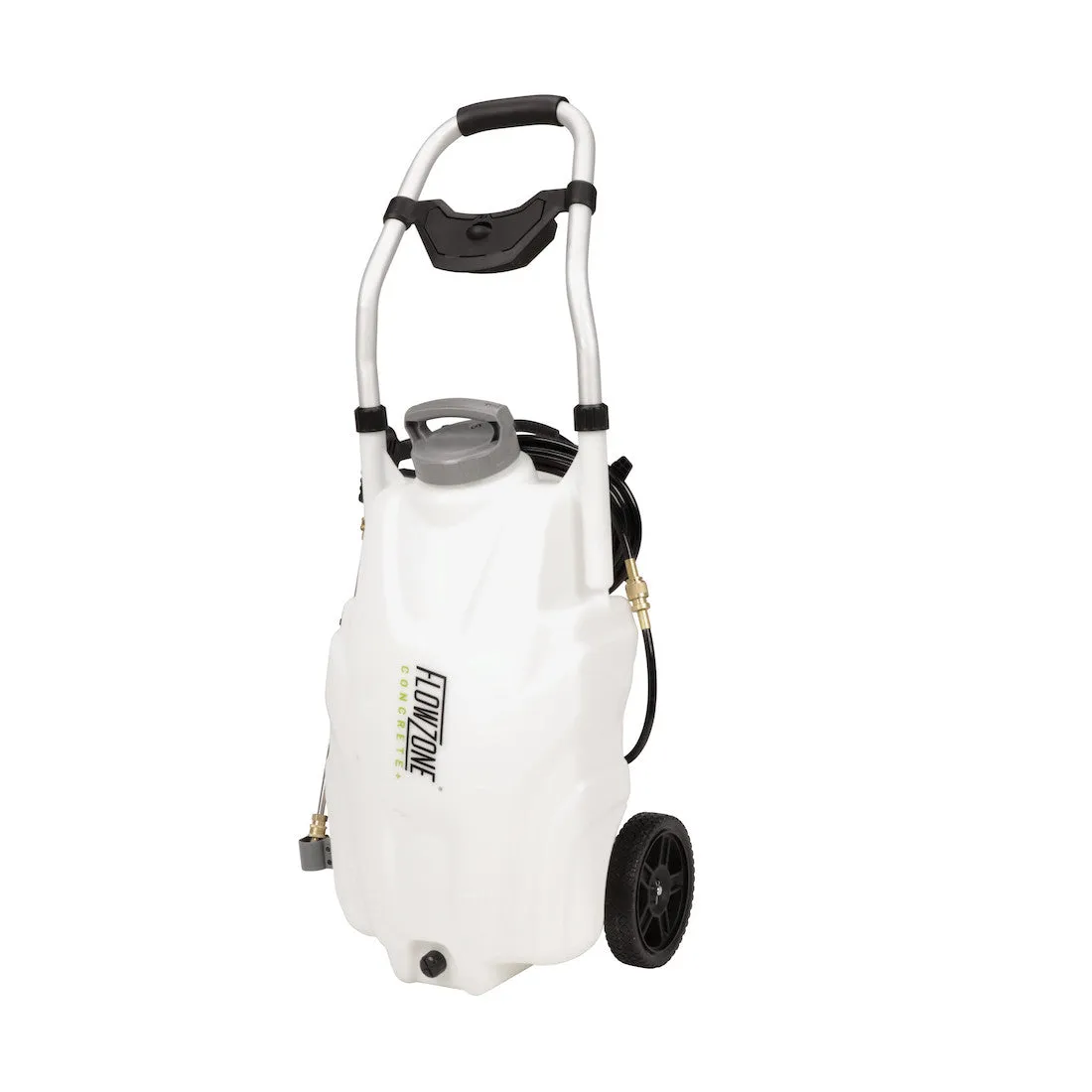 [REFURBISHED] Concrete  Monsoon 2.5 5-Position Variable Pressure Battery Rolling Sprayer (9-Gallon)