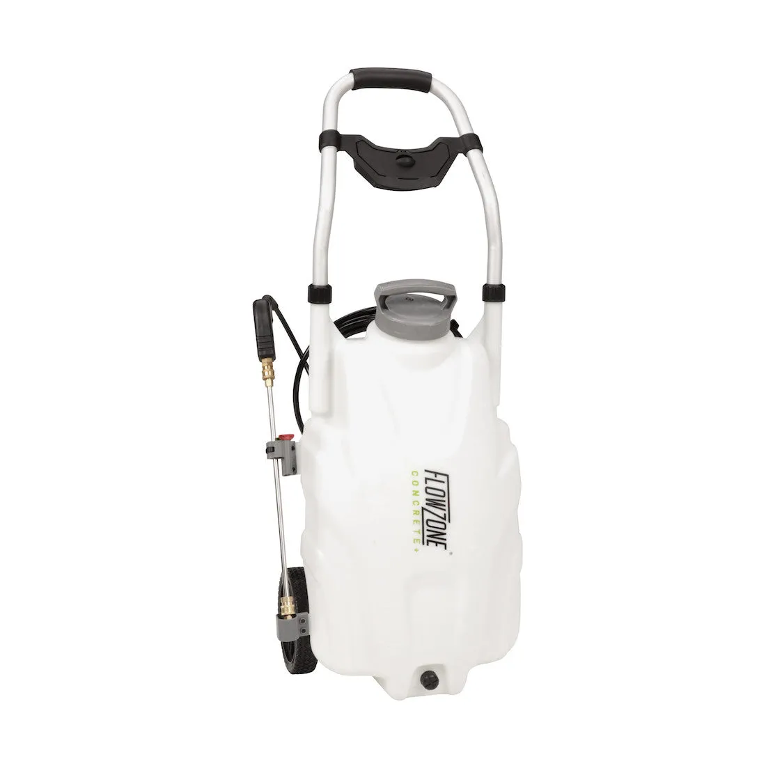 [REFURBISHED] Concrete  Monsoon 2.5 5-Position Variable Pressure Battery Rolling Sprayer (9-Gallon)
