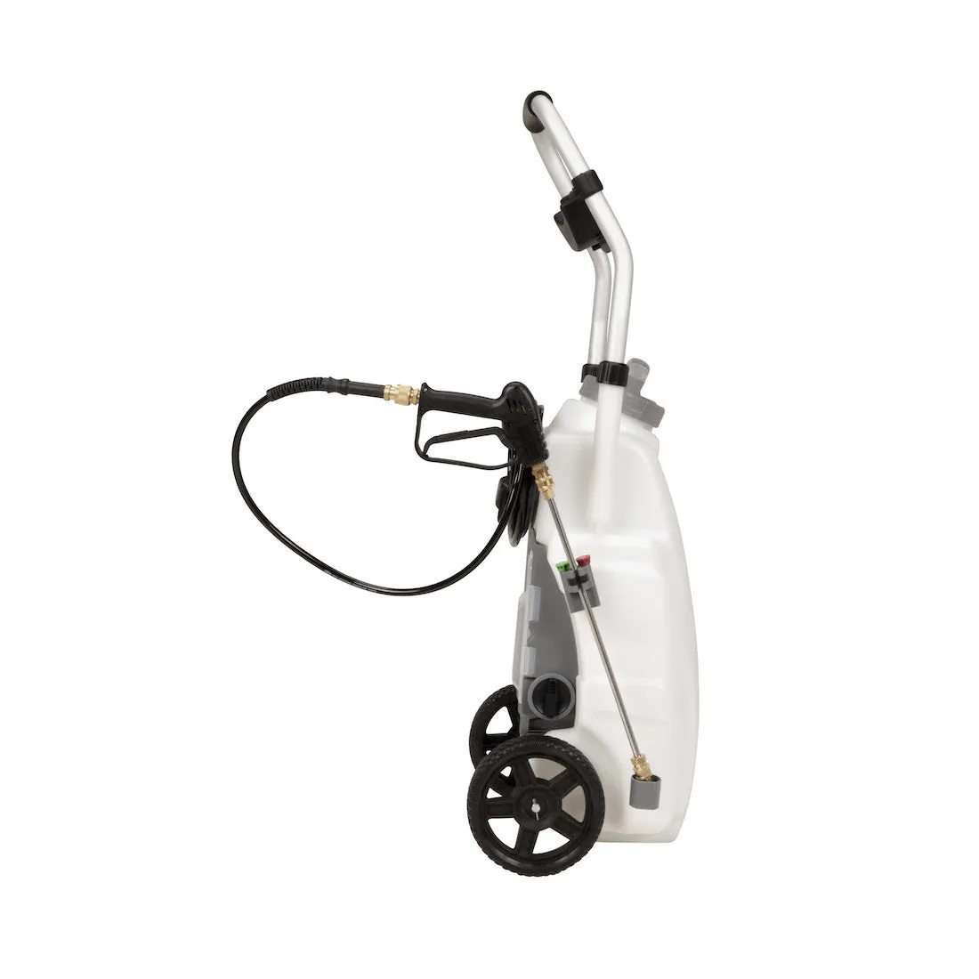 [REFURBISHED] Concrete  Monsoon 2.5 5-Position Variable Pressure Battery Rolling Sprayer (9-Gallon)