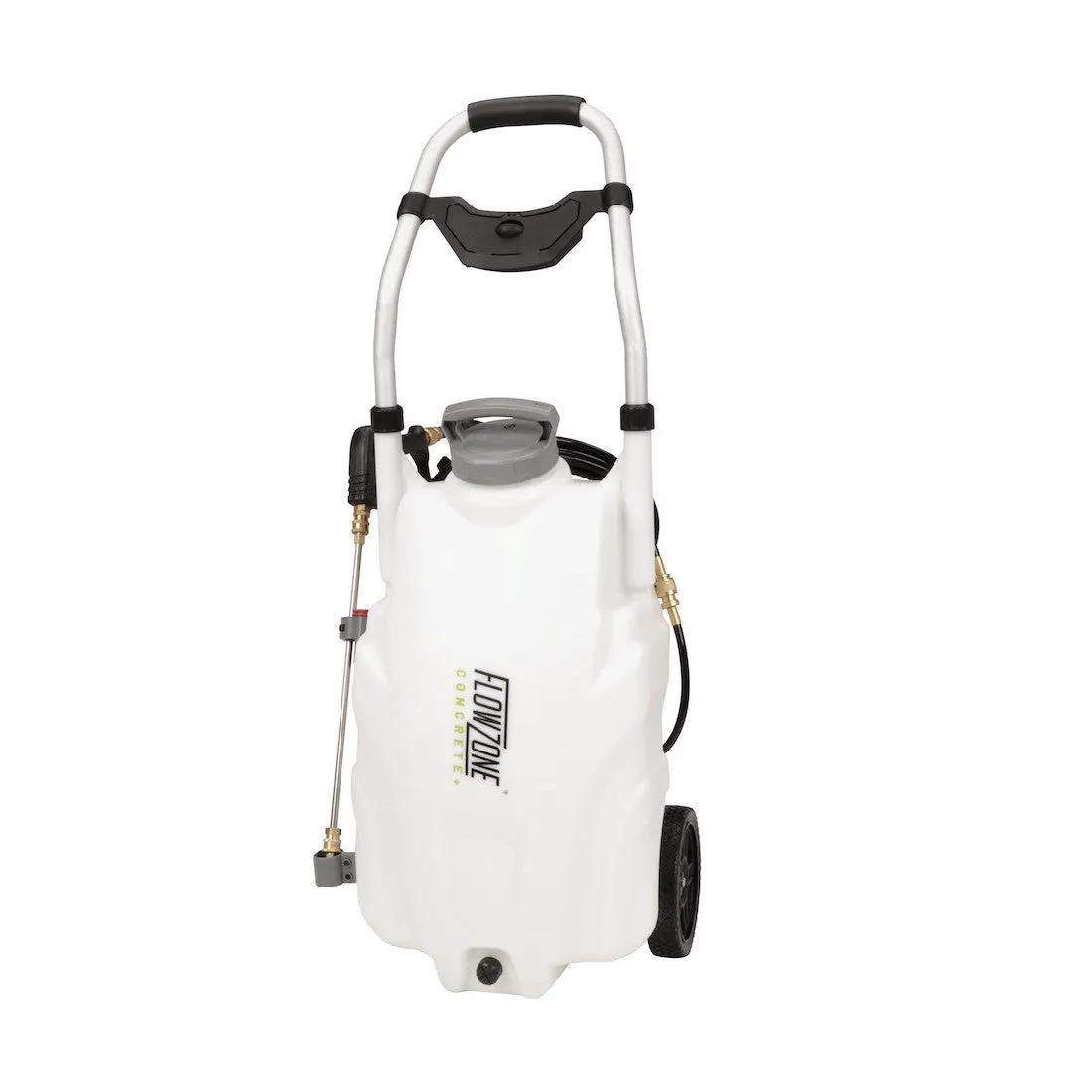 [REFURBISHED] Concrete  Monsoon 2.5 5-Position Variable Pressure Battery Rolling Sprayer (9-Gallon)