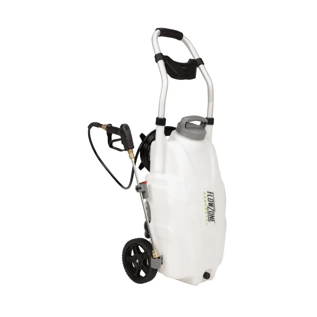 [REFURBISHED] Concrete  Monsoon 2.5 5-Position Variable Pressure Battery Rolling Sprayer (9-Gallon)