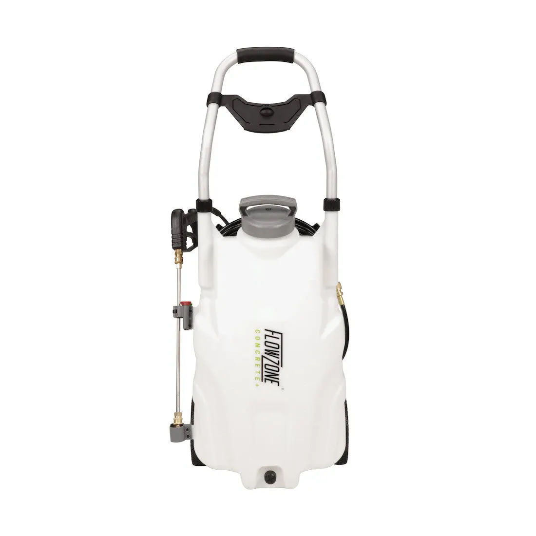 [REFURBISHED] Concrete  Monsoon 2.5 5-Position Variable Pressure Battery Rolling Sprayer (9-Gallon)