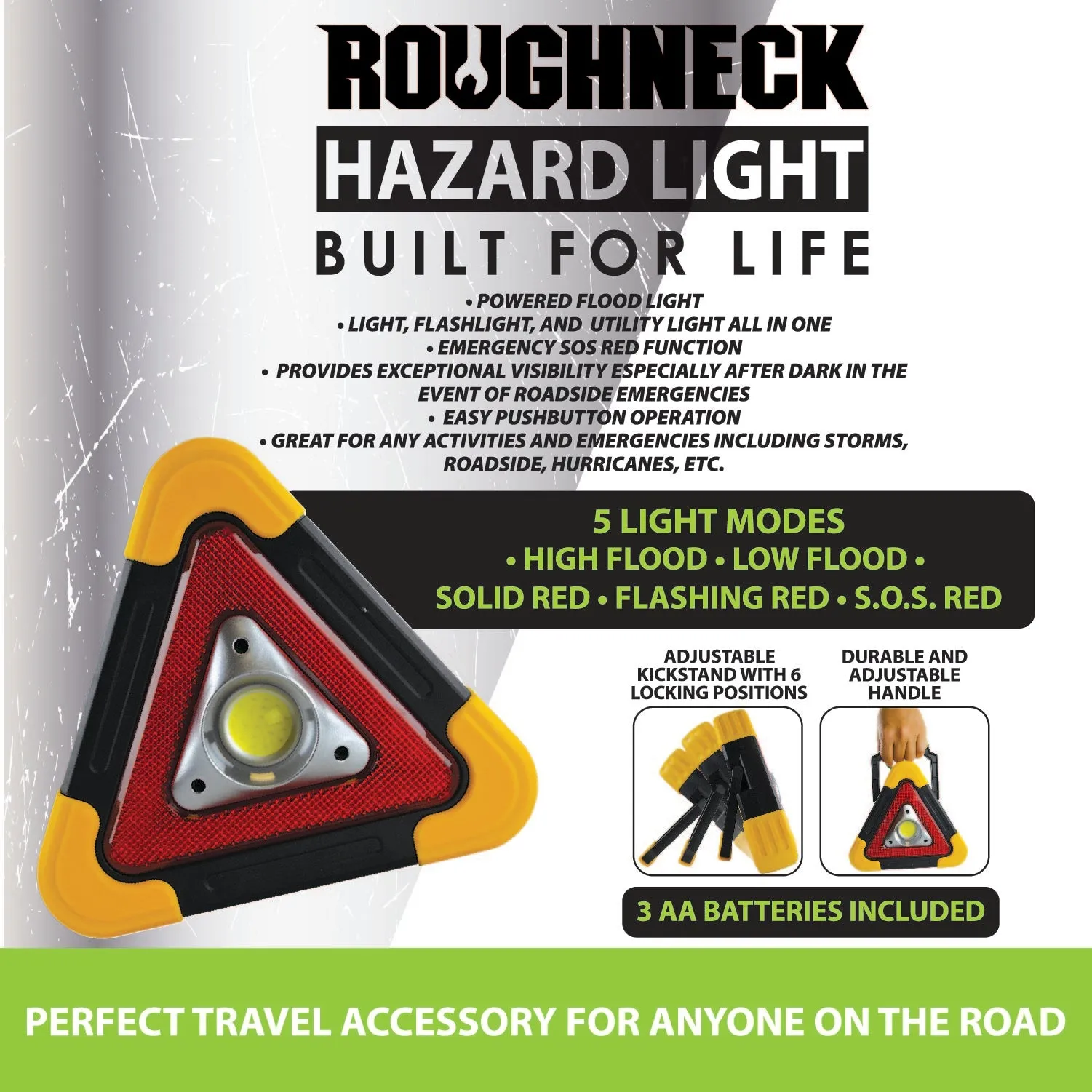 Roughneck Hazard Light 6 Pieces Per Retail Ready Display 22808
