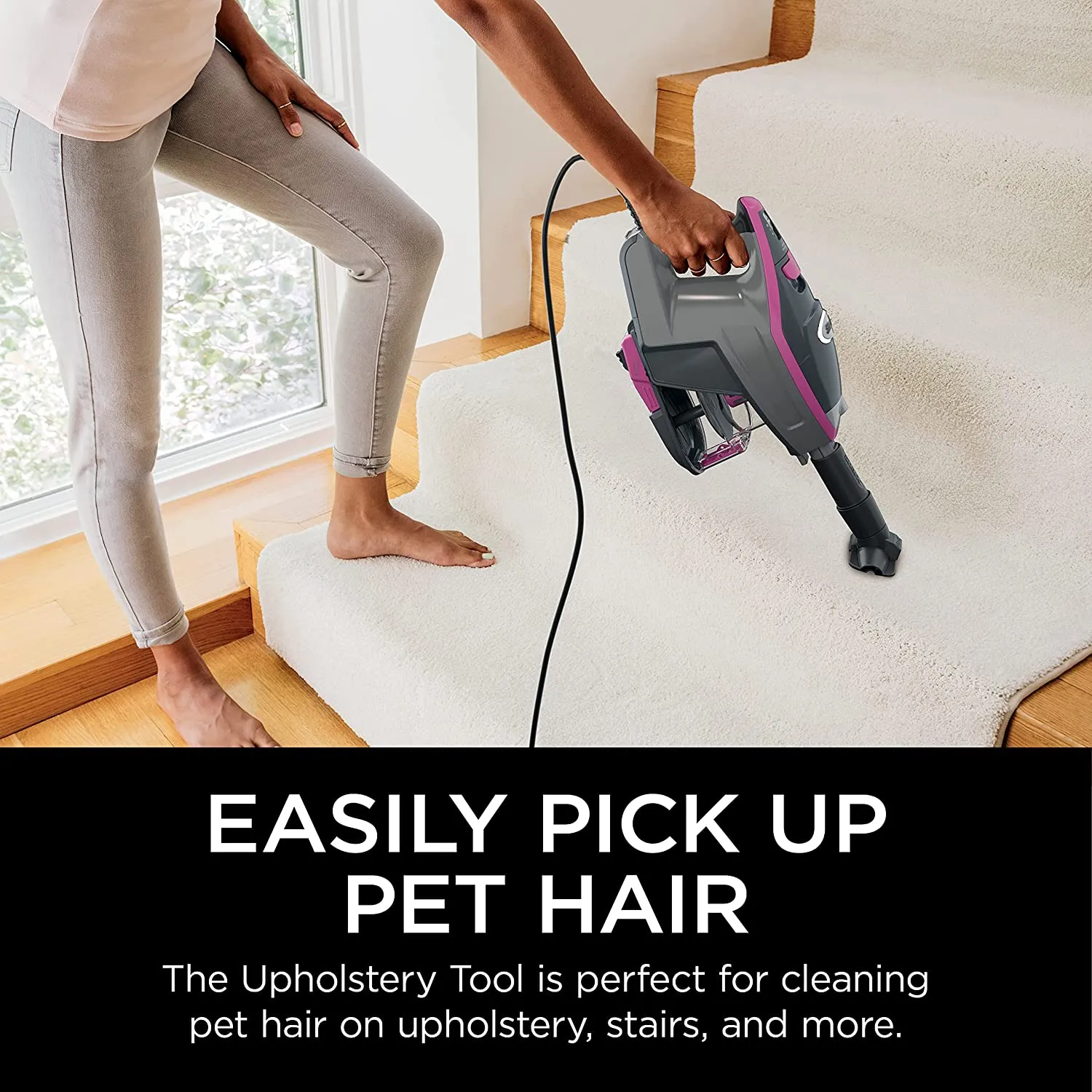 Shark HV371 Rocket Pro DLX Corded Stick Removable Bristle Brushroll Hand Vacuum