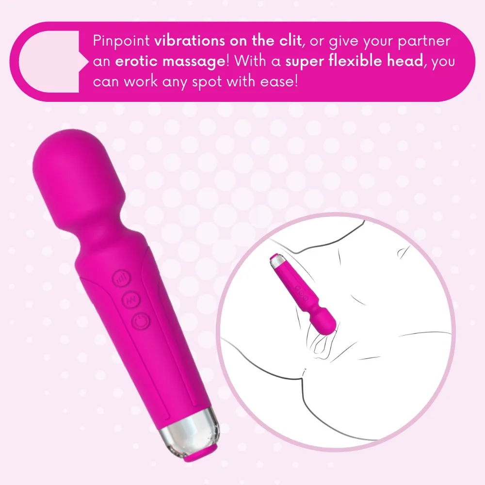 Silicone Power Wand Massager