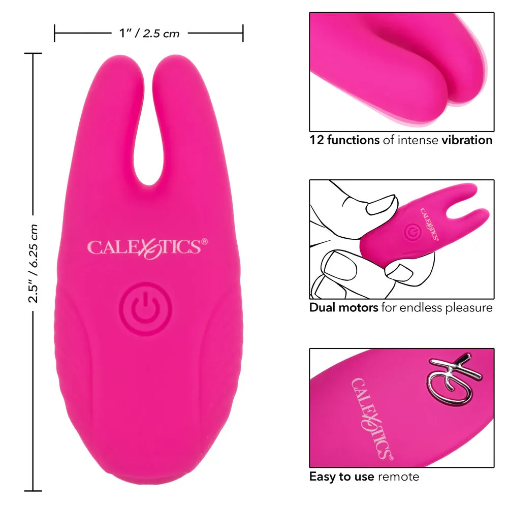 Silicone Remote Control Vibrating Nipple Clamps