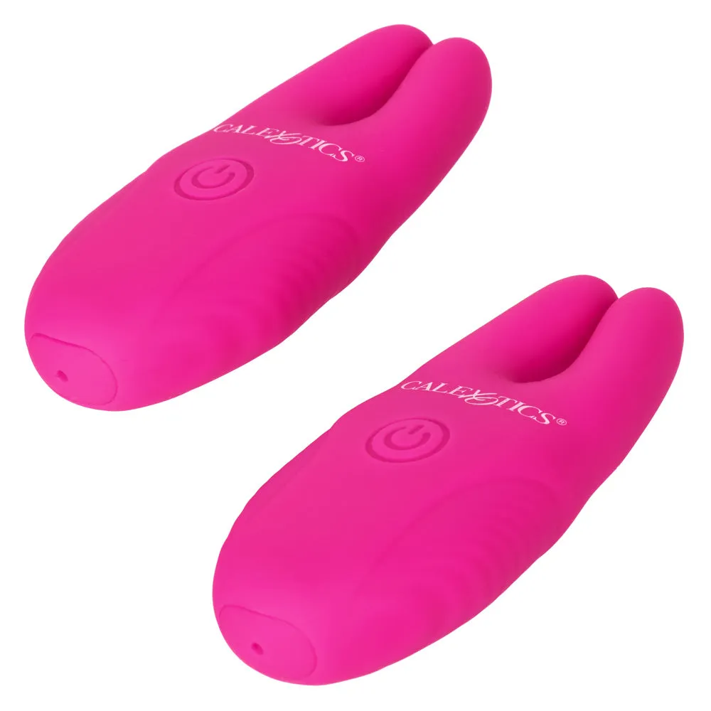 Silicone Remote Control Vibrating Nipple Clamps