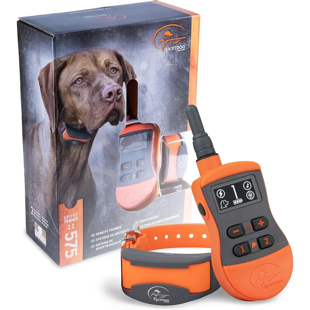 SportDOG Brand SD-575E SportTrainer 575 Electronic Dog Training Collar - Orange/Black