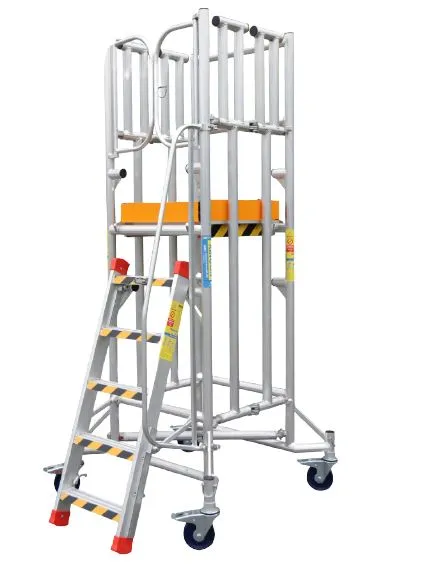 XG Mini Foldable Aluminium Scaffolding with Adjustable Platform height 1.2M-1.8M | Model : L-XG177A5 1