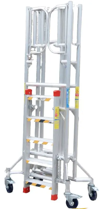 XG Mini Foldable Aluminium Scaffolding with Adjustable Platform height 1.2M-1.8M | Model : L-XG177A5 1