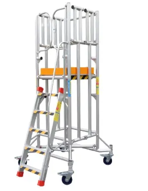 XG Mini Foldable Aluminium Scaffolding with Adjustable Platform height 1.2M-1.8M | Model : L-XG177A5 1